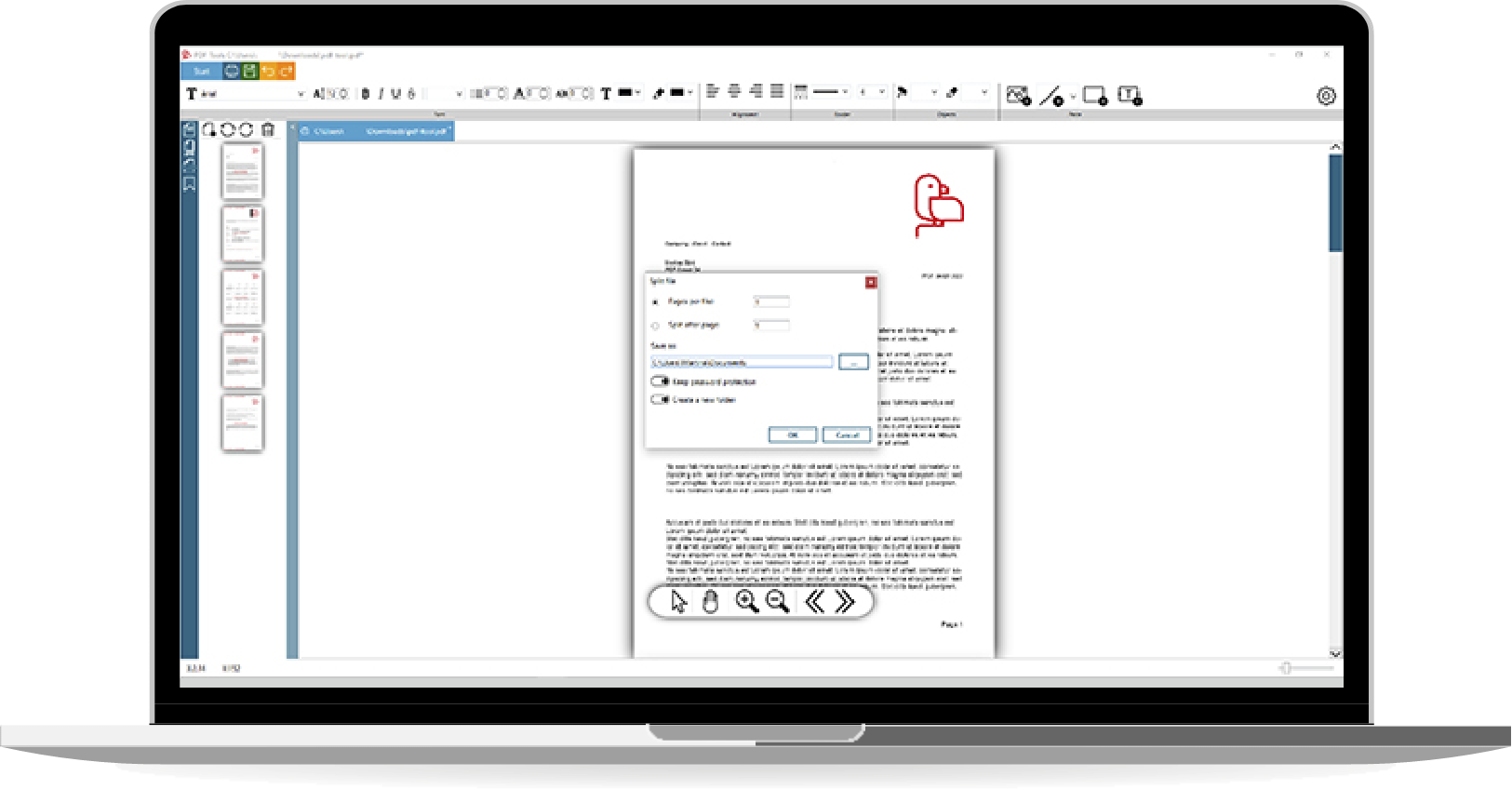 Export PDF screenshot